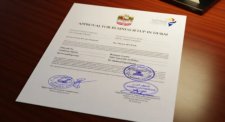 How to get approval for business setup in Dubai?