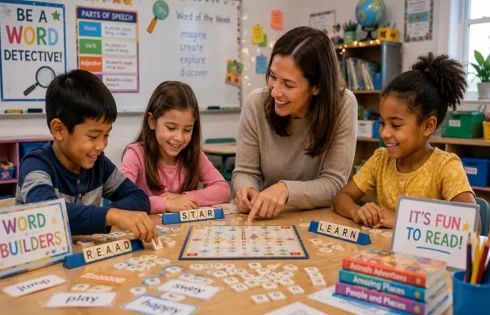 Spelling and Reading Made Fun: Creative Games for Elementary Students