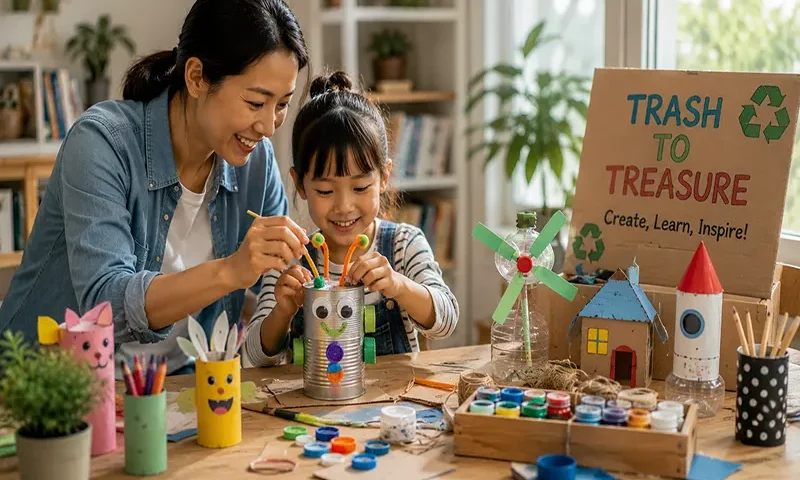 Trash to Treasure: Budget-Friendly Learning Crafts Using Recycled Materials